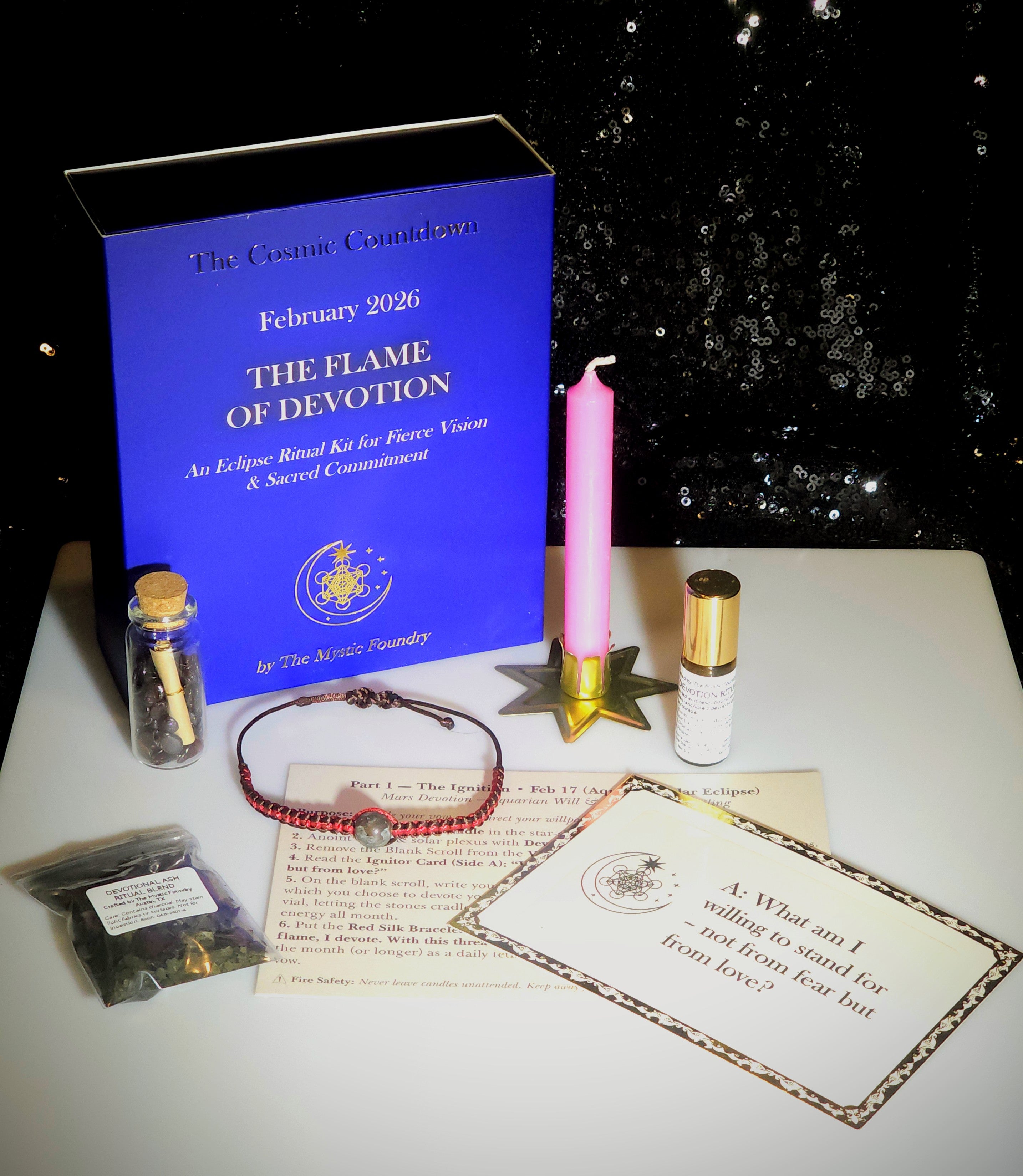 The Flame of Devotion - February 2026 Ritual Kit