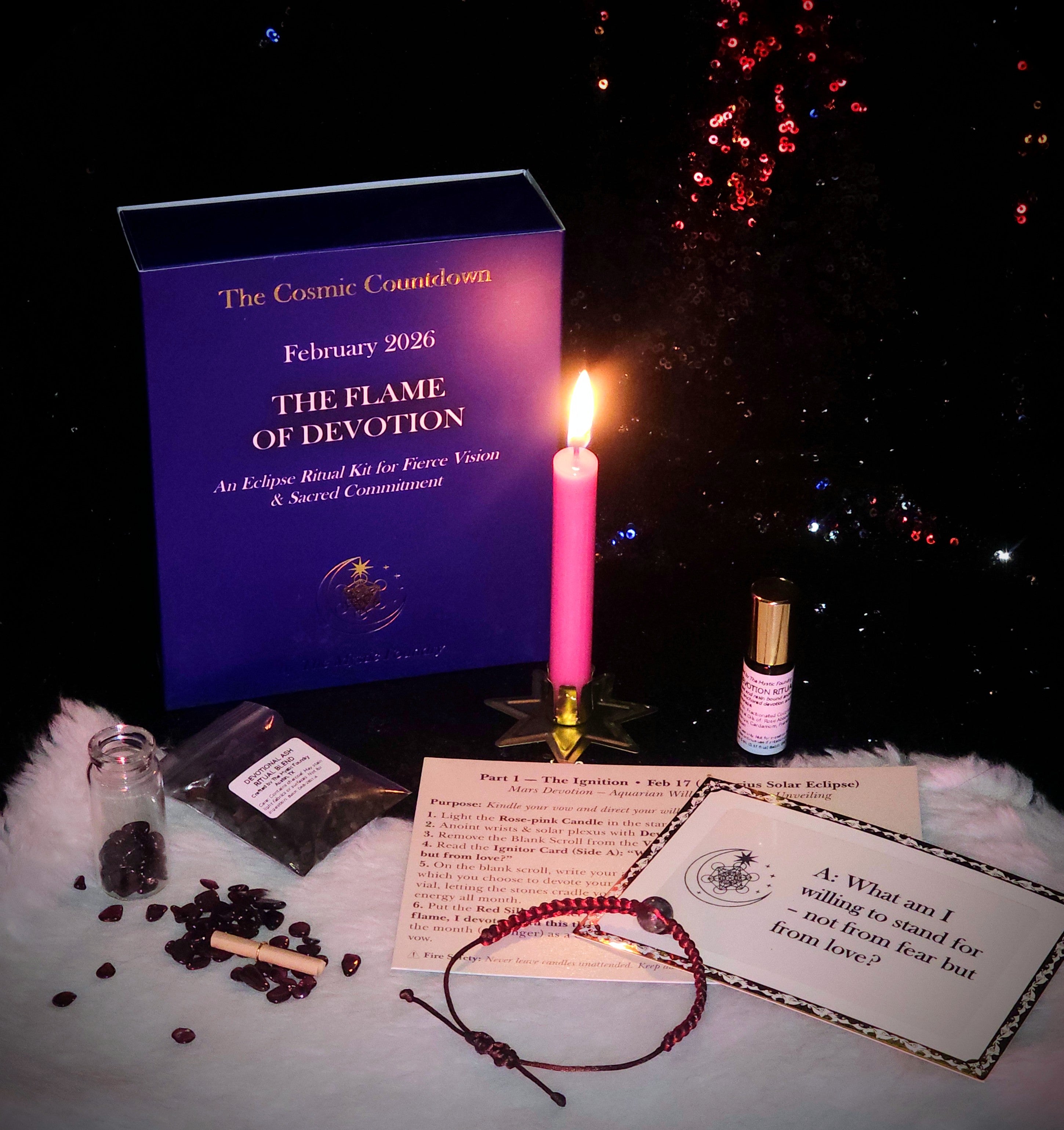 The Flame of Devotion - February 2026 Ritual Kit